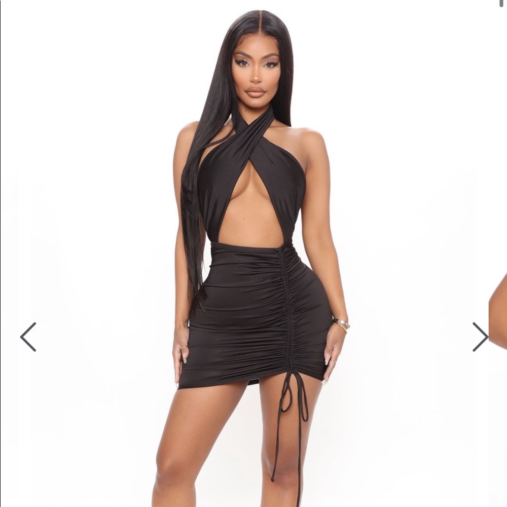 Always Ruched Out Mini Dress